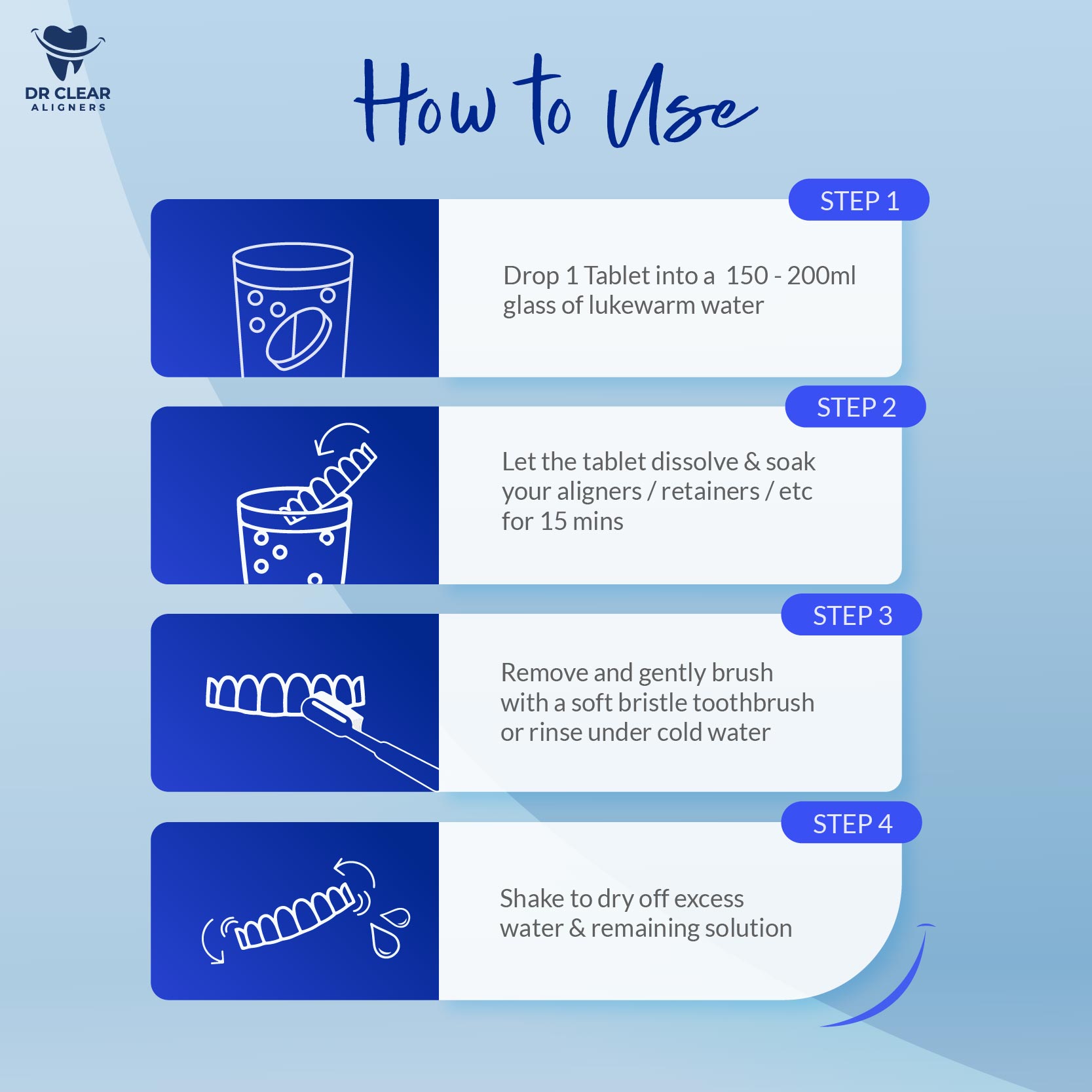 Dr Clear Aligners Cleaning Tablets Dr Clear Aligners Singapore