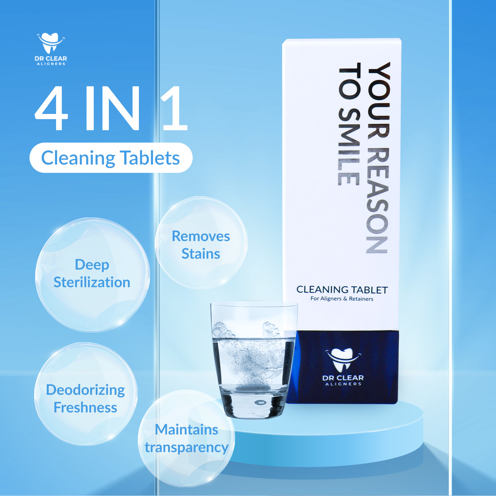 Dr Clear Aligners Cleaning Tablets Dr Clear Aligners Singapore
