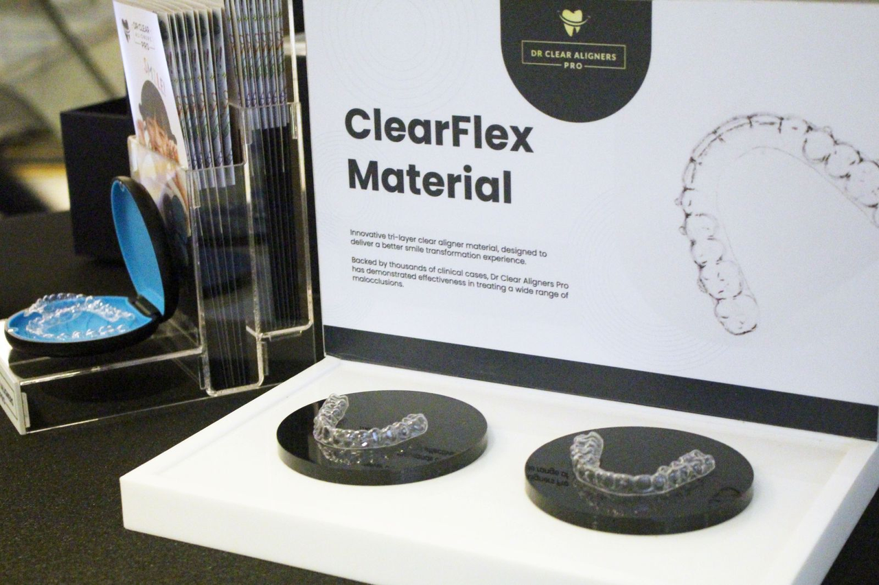 Dr Clear Aligners ClearFlex material and clear aligner technology showcase